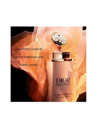 DIOR | Dior Prestige Le Micro-Sérum de Rose Yeux Aktiviertes Regenerierendes Augenserum 20ml | 